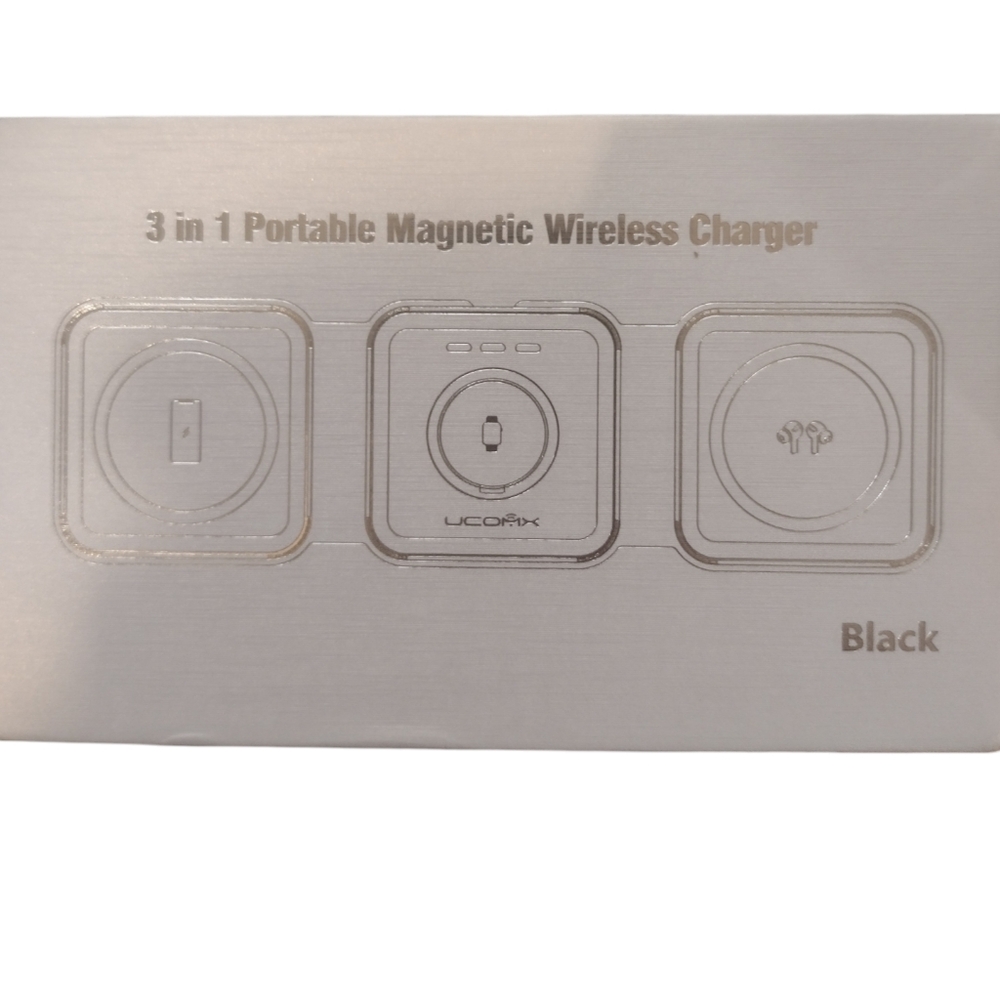 UCOMX Nano 3 in 1 Wireless Charger, Magnetic Foldable